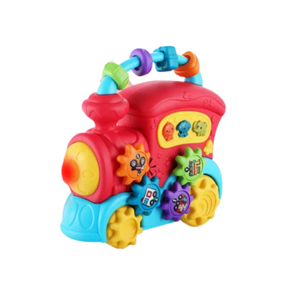 Kids Musical Train Toy for Toddlers with Lights and Sounds