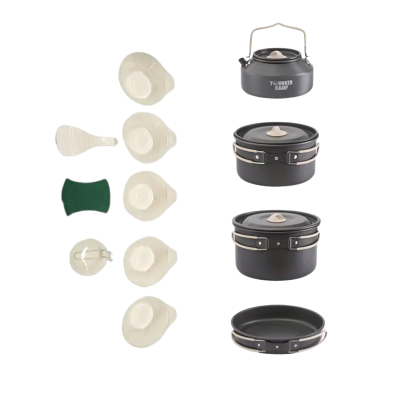 Outdoor Camping Cookware Set (12 pcs)