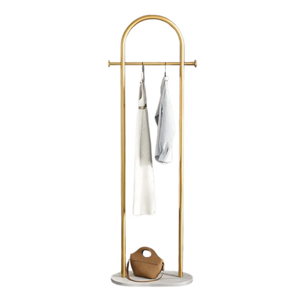 Marble Clothes with Metal Frame Hanger Rack