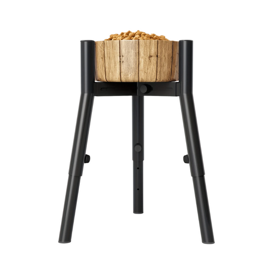 Adjustable Metal Dog Bowl Stand for Large Dogs