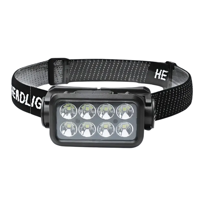 Rechargeable LED Headlamp with Wave Sensor and 4 Modes