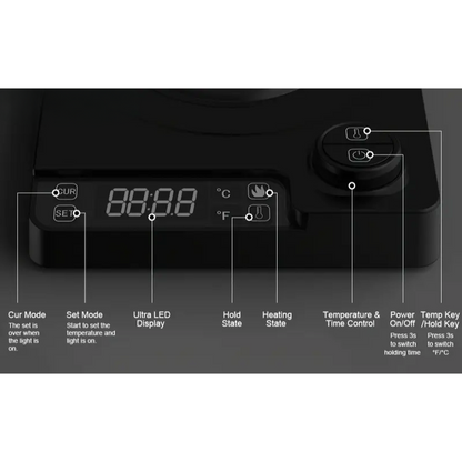 Electric Kettle Gooseneck Adjustable Temp (1200W)