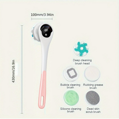 Electric Back Scrubber USB Rechargeable Body Brush