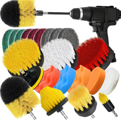 23-Piece Drill Brush Cleaning & Polishing Kit