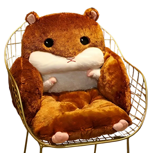 Hamster-Shaped Lazy Sofa Chair with Reading Board