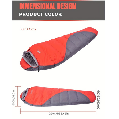 Lightweight Mummy Sleeping Bag for Camping & Travel