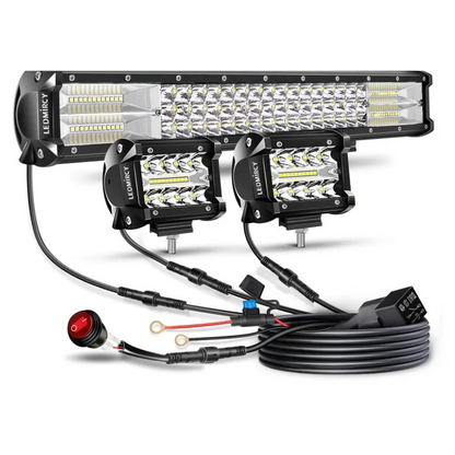 Off Road LED Light Bar Kit with Pods
