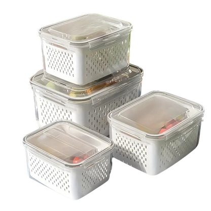 9pcs BPA-Free Plastic Food Storage Containers Set