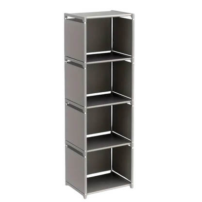 Metal Bookshelf Storage Rack for Home & Office (4-Tier)