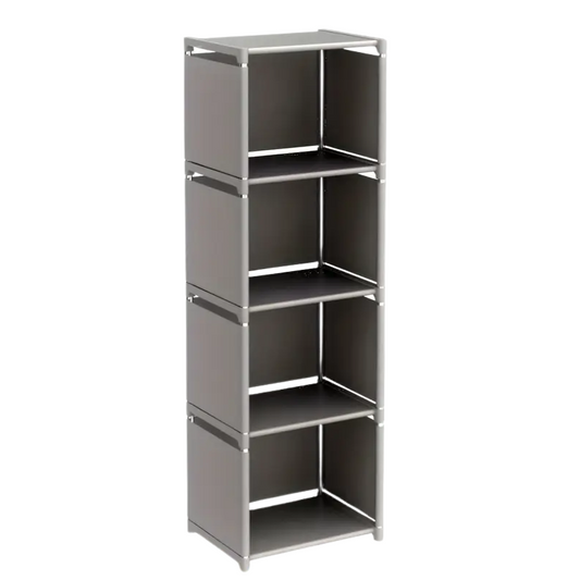 Metal Bookshelf Storage Rack for Home & Office (4-Tier)