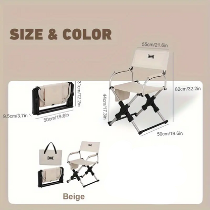 Ergonomic Camping Chair for Outdoor Use