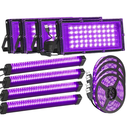 Halloween UV Black Light Bar USB Plug