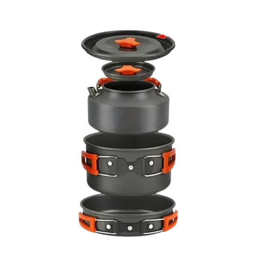 Ultra-Light Aluminum Camping Cookware Set