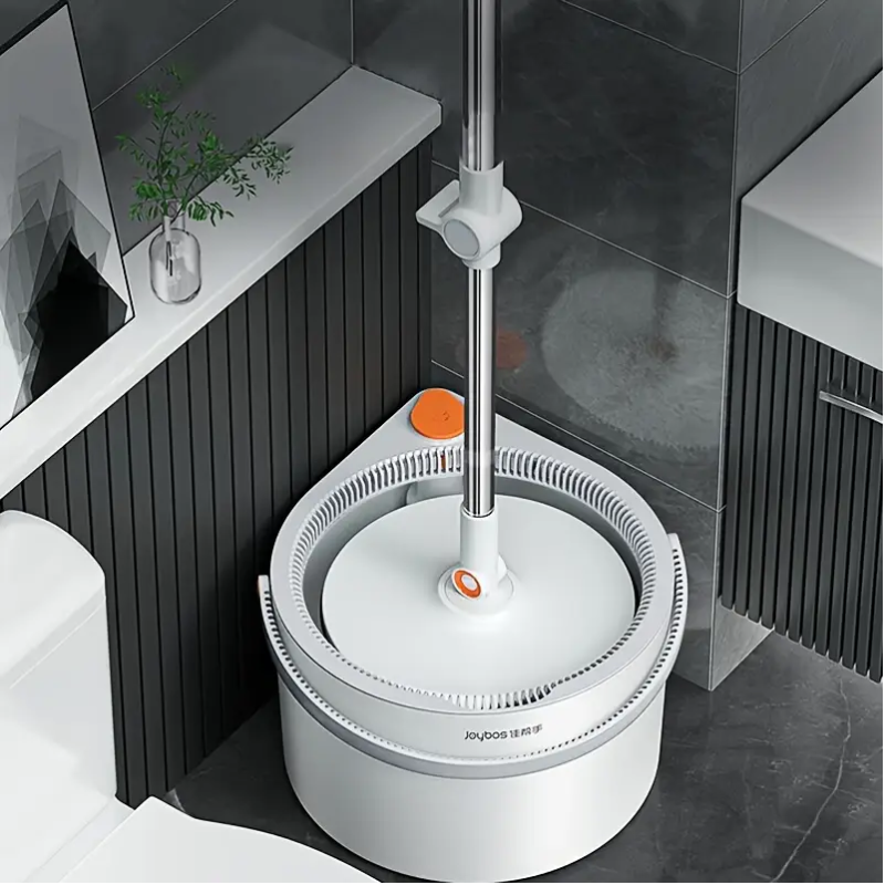 Spin Mop with Bucket & 4 Reusable Pads
