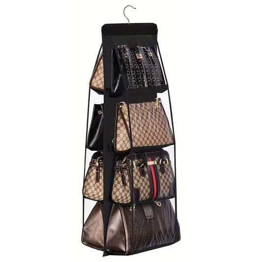 Hanging Handbag Organizer with 8 Pockets