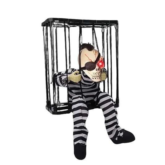 Halloween Electric Light-Up Sound Cage Decoration