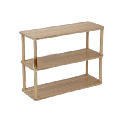 Walnut Multi-Layer Desktop Bookshelf