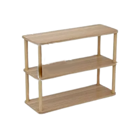 Walnut Multi-Layer Desktop Bookshelf