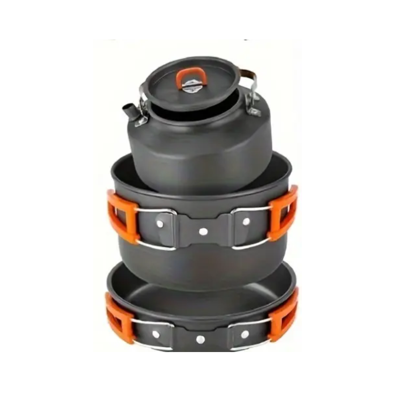 Outdoor Camping Cookware Set with Storage Bag