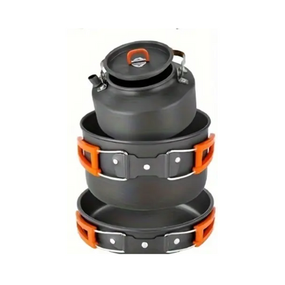 Outdoor Camping Cookware Set with Storage Bag