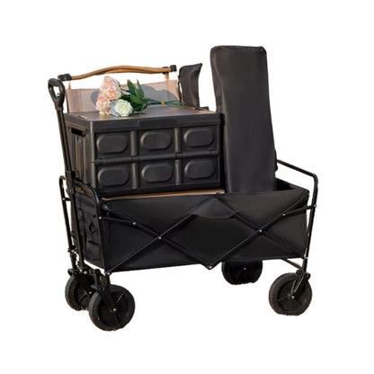 Collapsible Folding Beach Cart Heavy Duty Outdoor Wagon