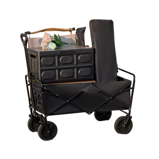 Collapsible Folding Beach Cart Heavy Duty Outdoor Wagon