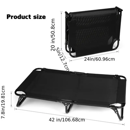 Cooling Dog Bed with Washable and Foldable