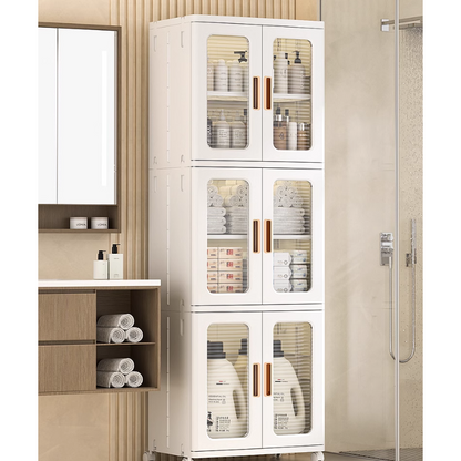 Foldable Plastic Storage Cabinet for Clothes & Toys