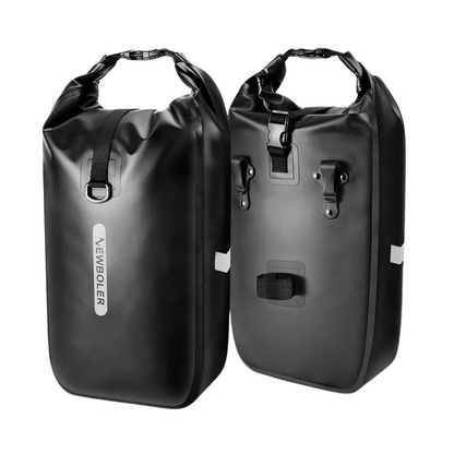 Bike Rear Rack Saddle Bags (2pcs)