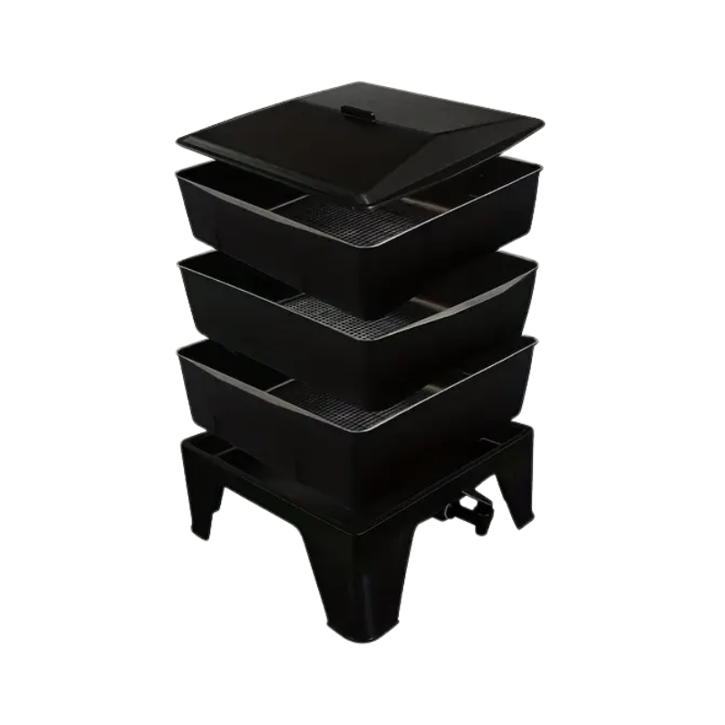 Worm Composting Bin 3-Tier Waste Converter