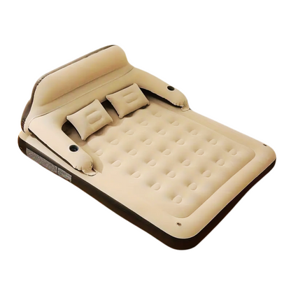 Inflatable Air Mattress with Headboard & Pillows