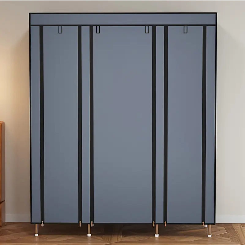 Metal Storage Wardrobe with Steel Frame (12-Tier)