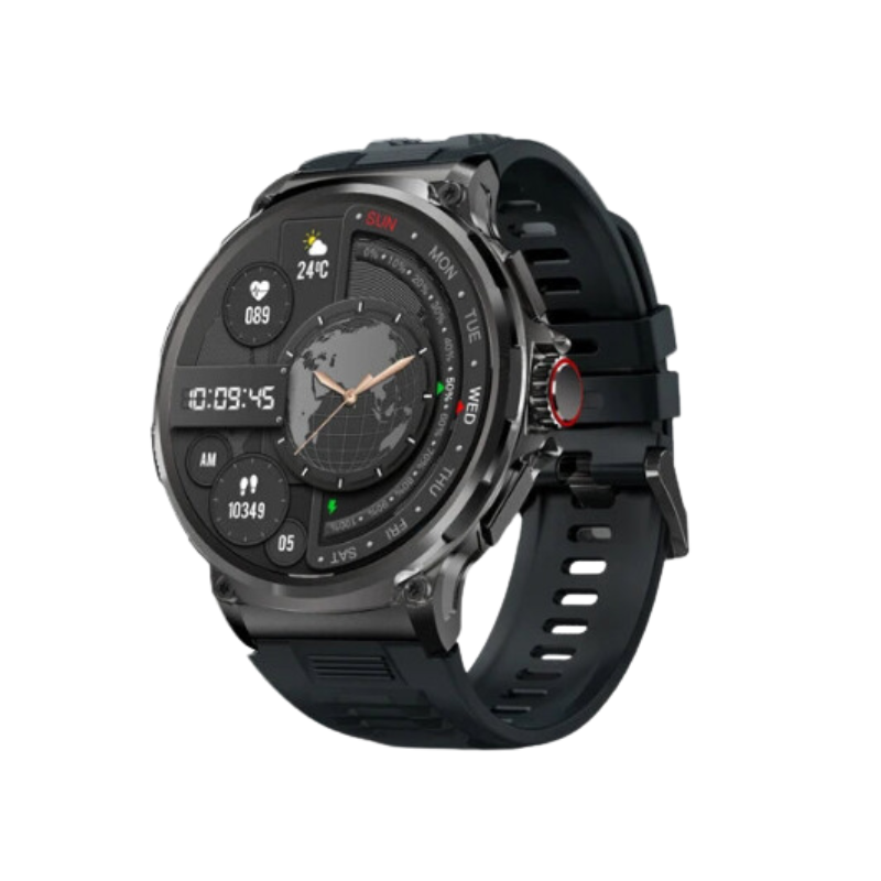 Smartwatch GPS Bluetooth Call Sports Fitness (Black)