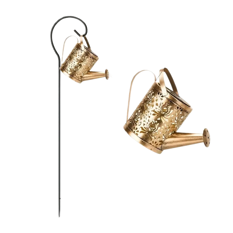 2-Function Solar Kettle Lamp Garden Light