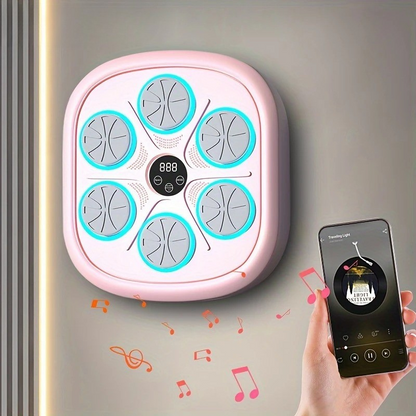 Smart Music Boxing Wall Pad Home Training (Pink)