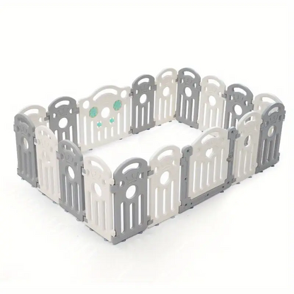 Kids Playpen 18-Panel Baby Safety Gate Fence