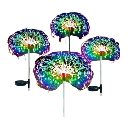 Solar Fireworks Lights Outdoor Decor