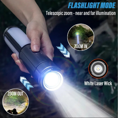 Multi-Functional USB Rechargeable Camping Lantern Flashlight
