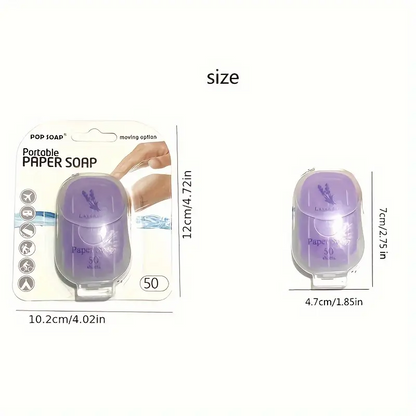 Paper Soap for Travel & Camping (50pcs)