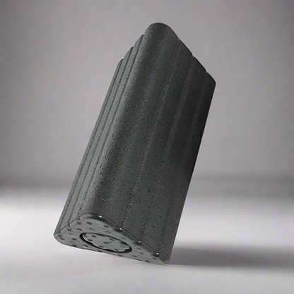 2-in-1 Yoga Blocks & Muscle Roller Stick (Black)