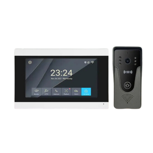 Wireless Smart Video Doorbell with Touch Screen