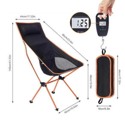 Outdoor Portable Folding Camping Chair Ultralight Seat
