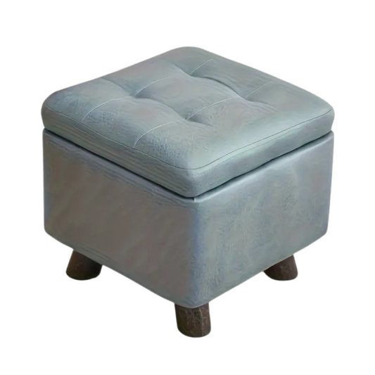 Multifunctional Storage Stool Cushioned Flip-Top Organizer