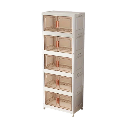 Transparent Storage Cabinet Magnetic Doors