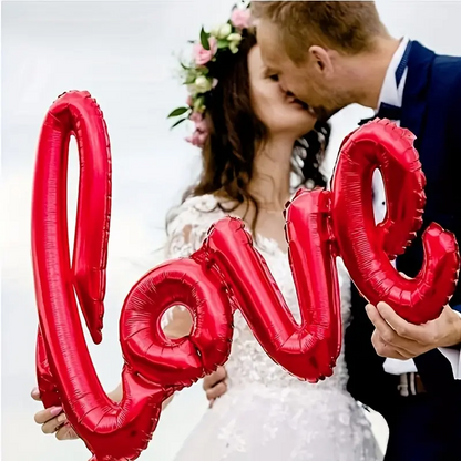 Romantic Love Letter Foil Balloon for Weddings