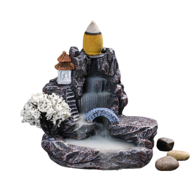 Backflow Incense Holder Waterfall Burner Home Decor