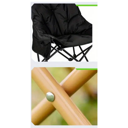 High-Back Moon Chair Set with Table