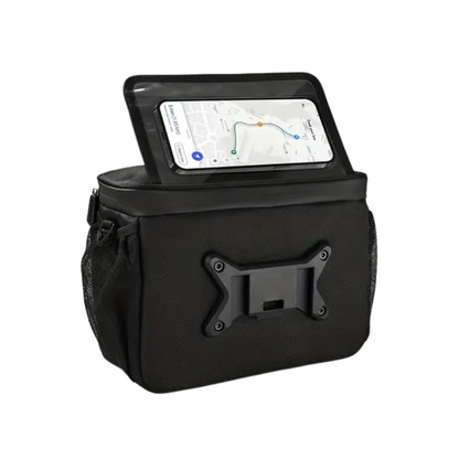 Bicycle Handlebar Bag with Phone Case Mount