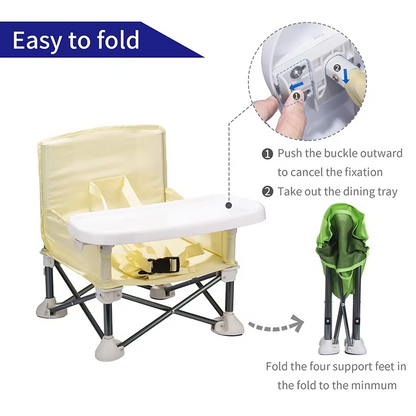 Portable Baby Booster Seat for Dining & Travel