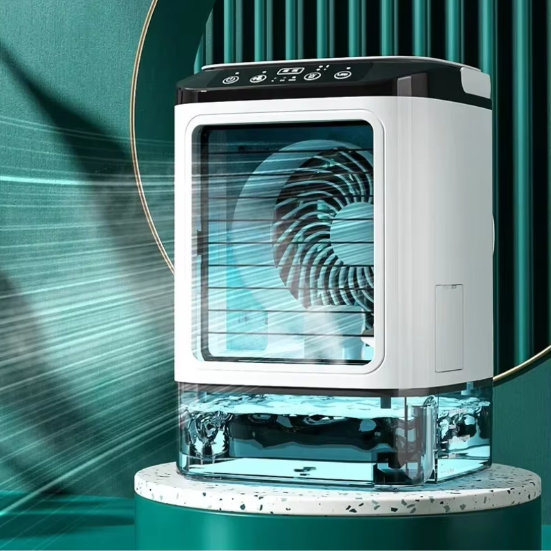 Portable Air Cooler Fan Dual Spray Ultrasonic Atomization